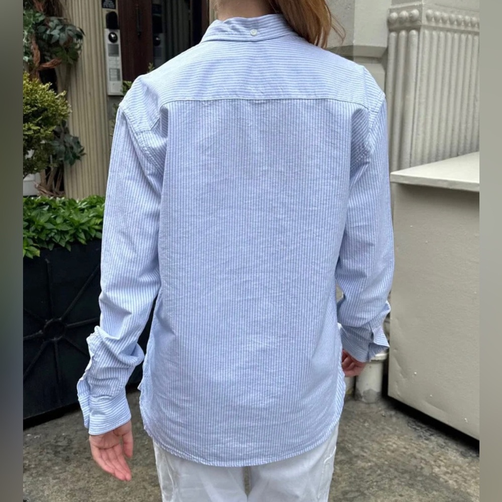 Thin Striped Button Down - image 3